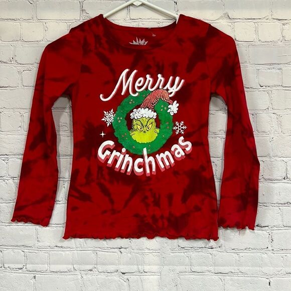 The Grinch Long Sleeve Girls Shirt Size 7/8 - Picture 1 of 2